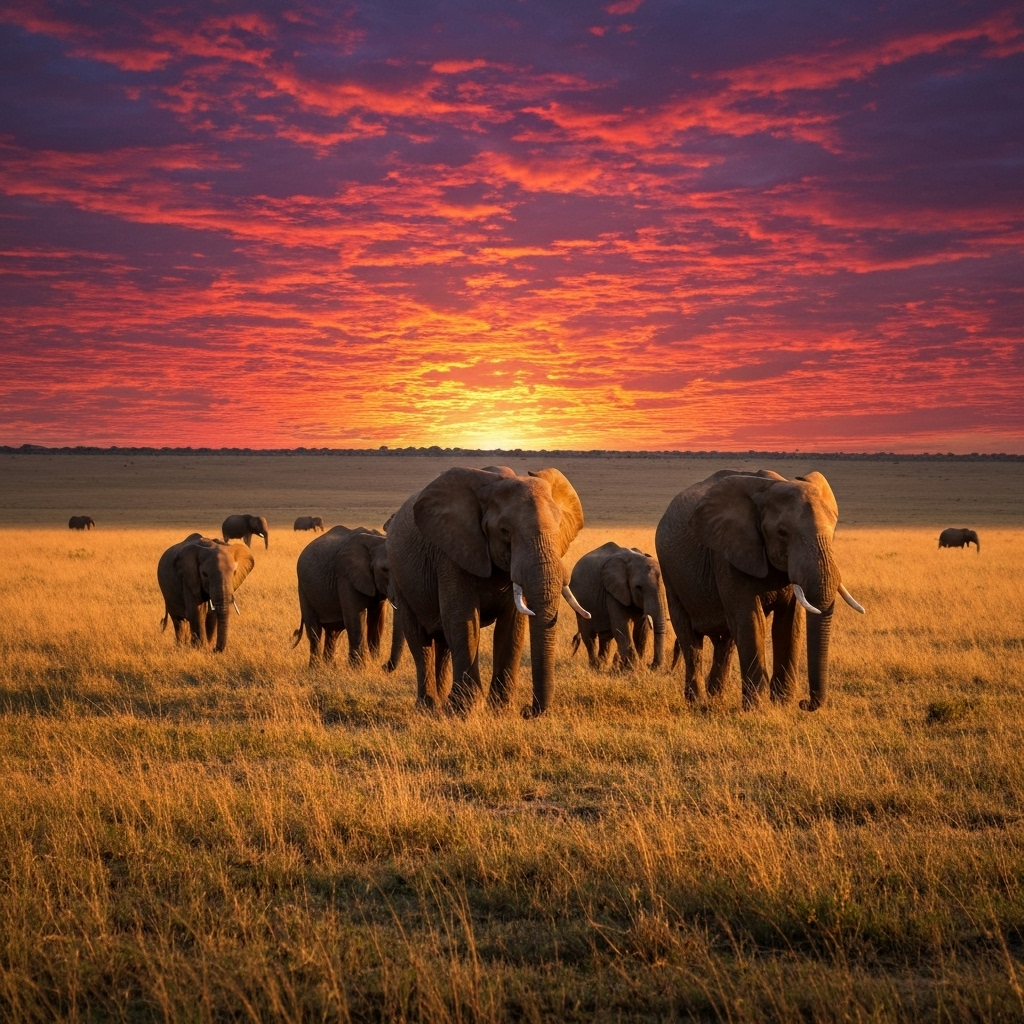 African Safari Landscape